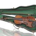 Violon avec archet signé Lorenz Stöhr - 1